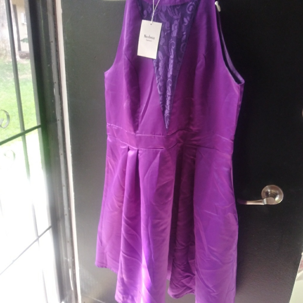 Purple dress